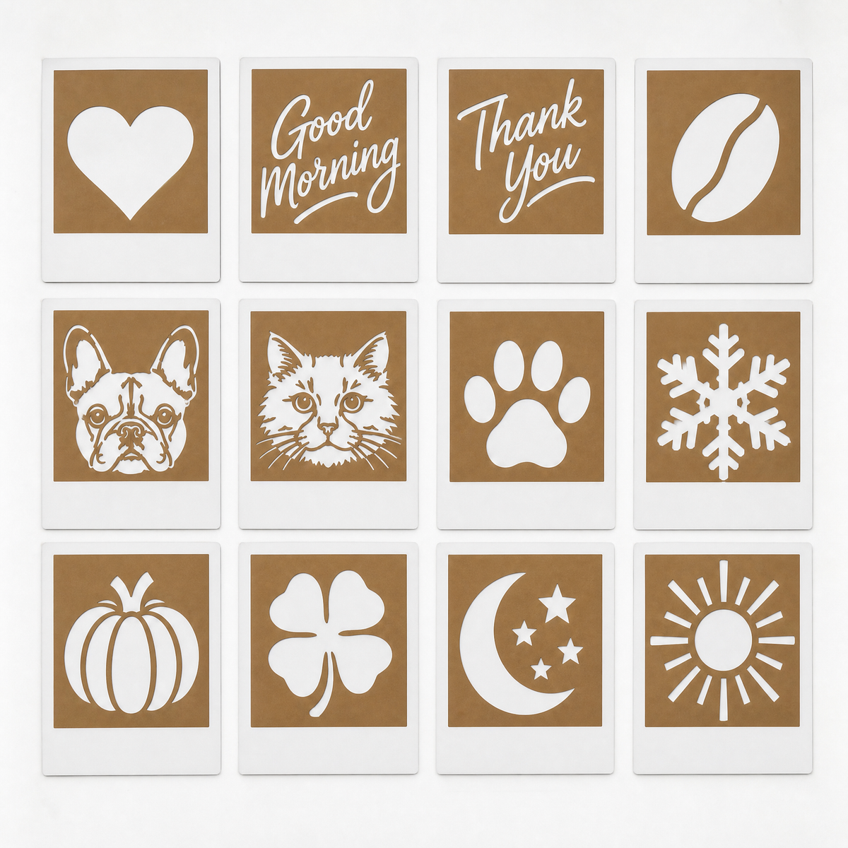 BrewyJoy™ Coffee Photo Printer + 4 Stencil Set